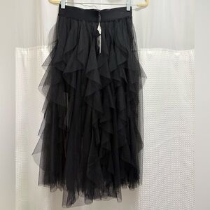 Sincerely Jules Black Ruffled Tulle Skirt